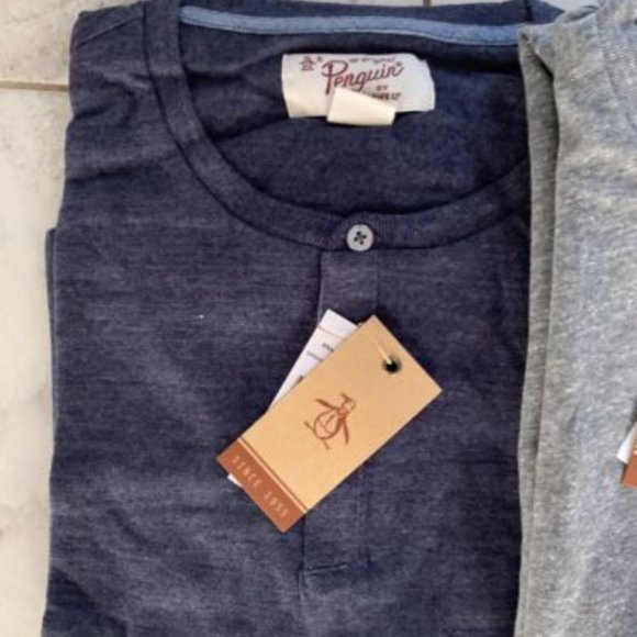 Penguin Set Of Henley Shirts Mens Sz: XL - Picture 3 of 4